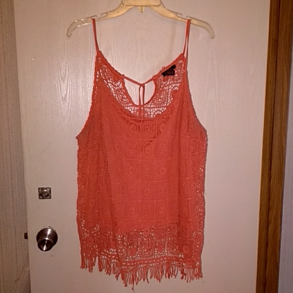 Its Pink Crochet tank